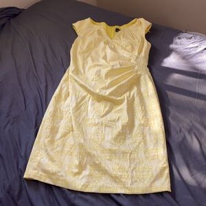 Light yellow spring dress